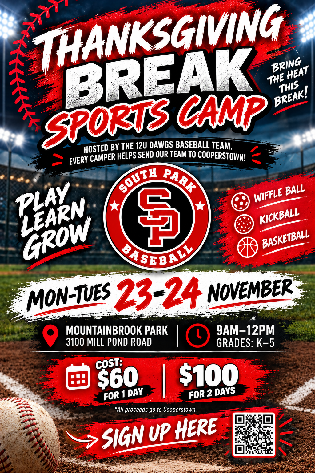 Thanksgiving Week Camp